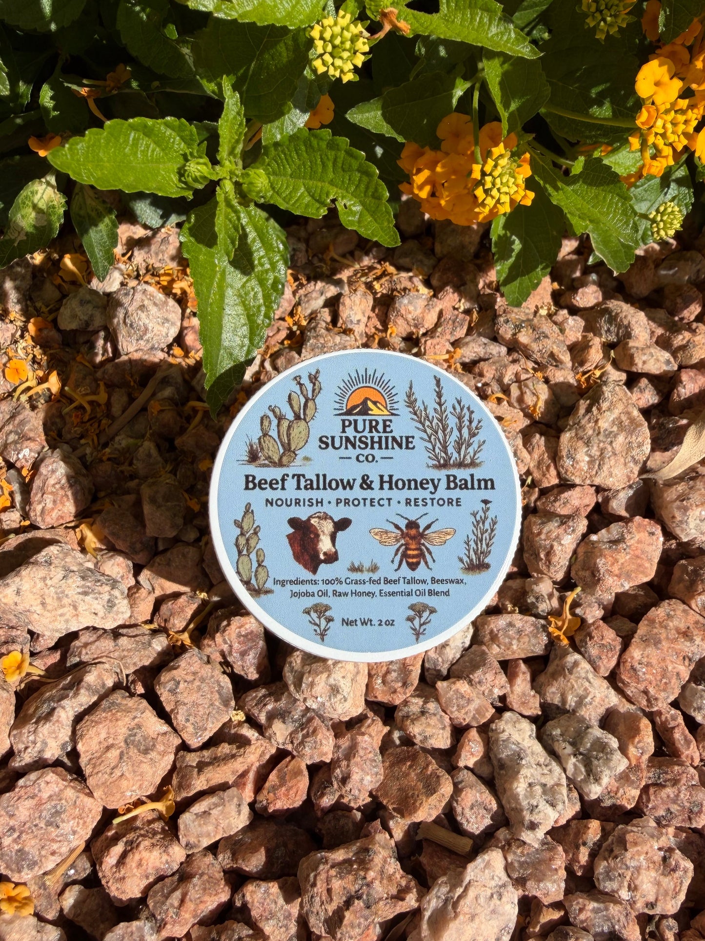 * New* Beef Tallow & Honey Balm