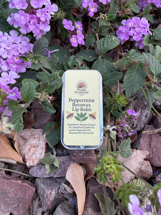 Pure Sunshine Peppermint Beeswax Lip Balm